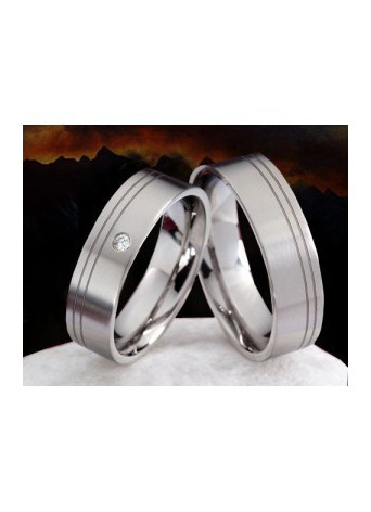 Snubní titanové prsteny JT992