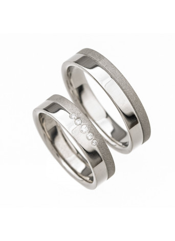 Ocelové snubní prsteny